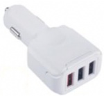 Newest DC 5V 2.1V 3 Port USB Car Power Adapter Portable Charger